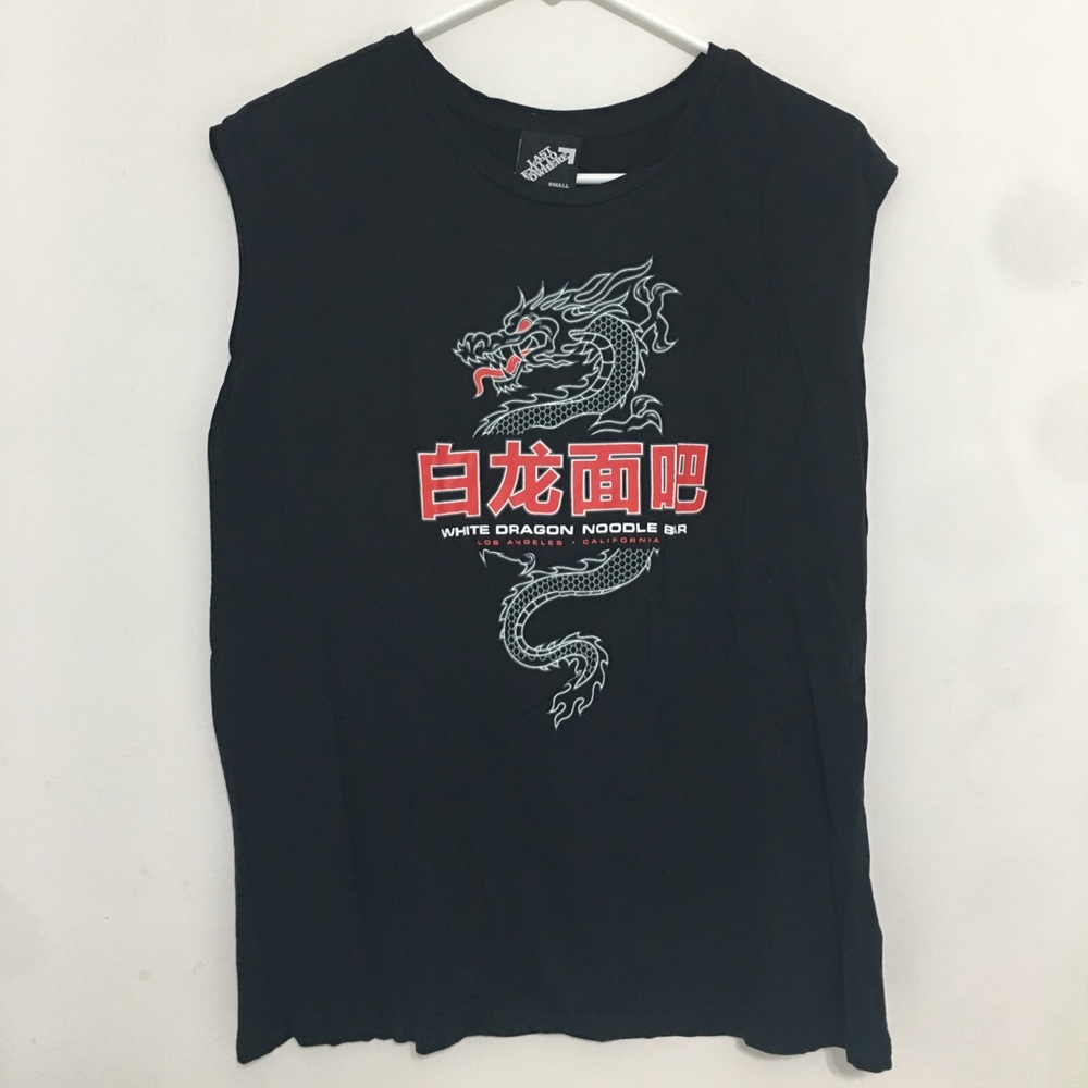 Blade Runner White Dragon Noodle Bar Tank Top